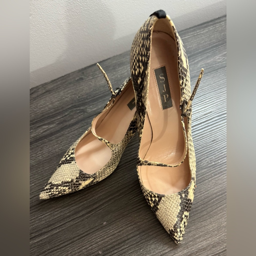 Women's Snakeskin Heels SJP SARAH JESSICA PARKER Pumps